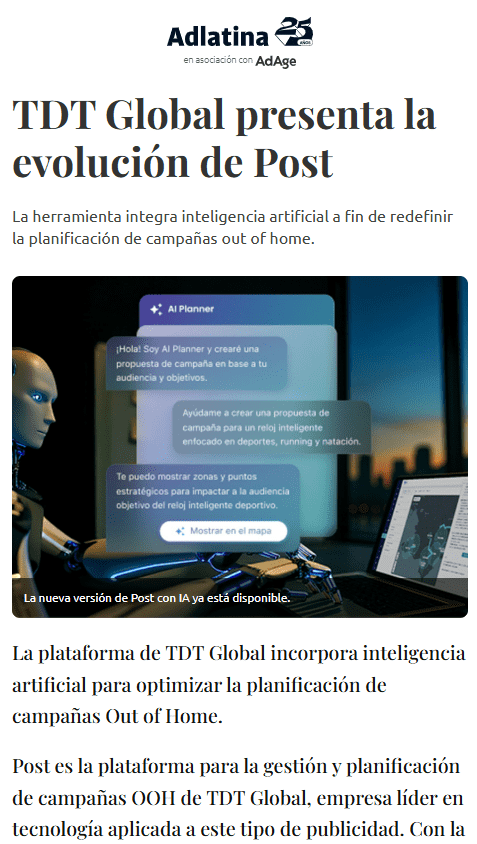 article adlatina tdt-relanza-metrics-suite